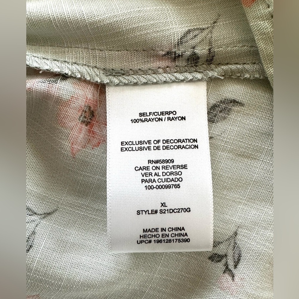 Copper Key NWT Sleeveless sage with pink flower girls dress - 14 - Picture 4 of 4